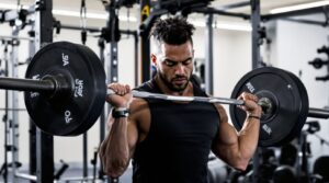 bar curl biceps
