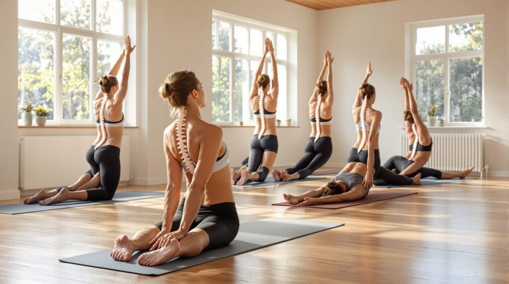 étirer colonne vertébrale