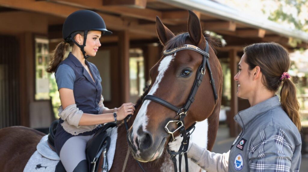 faire de l'equitation