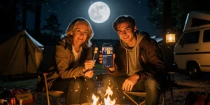 clair de lune au camping