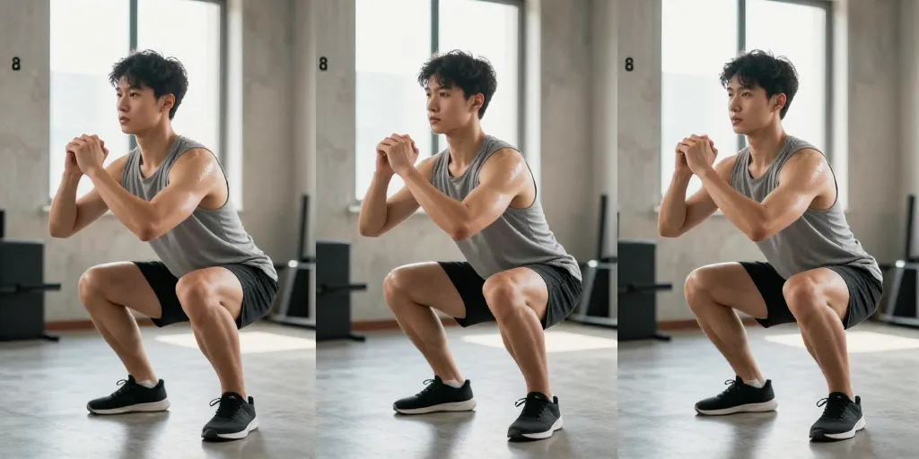 combien de squats par jour pour avoir des resultats