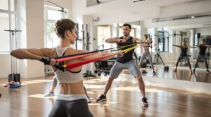 exercices elastique musculation