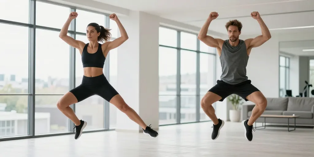 jumping jacks exercise