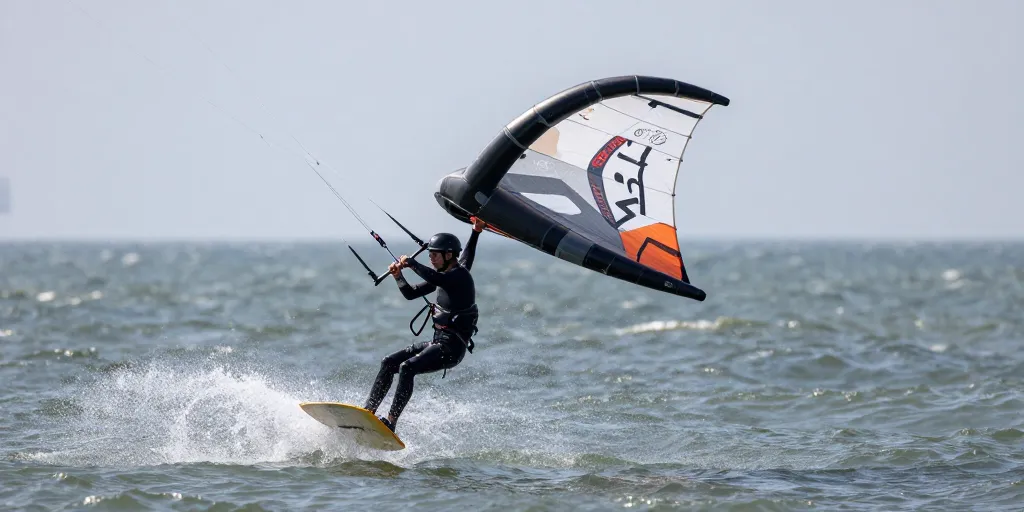 kitesurf saut