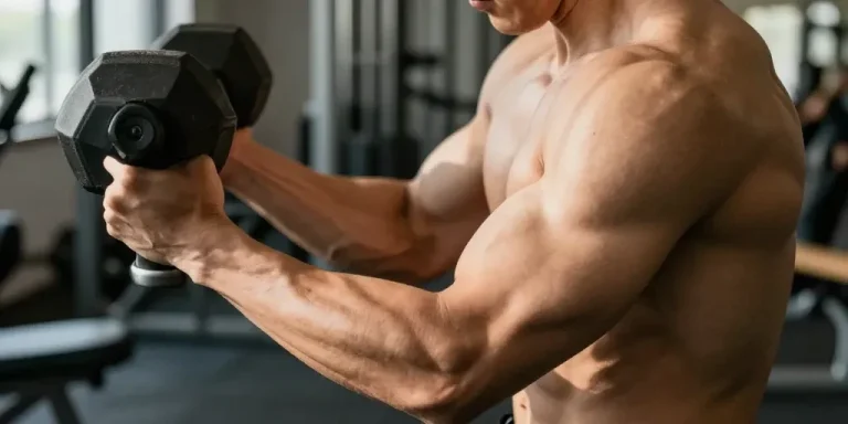 avant bras musculation haltère