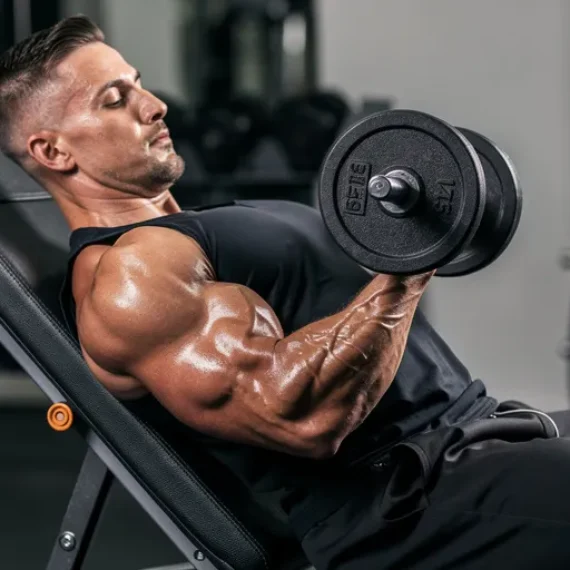 curl incliné sur banc