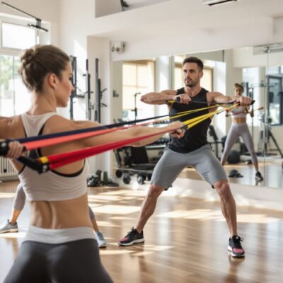 exercices elastique musculation