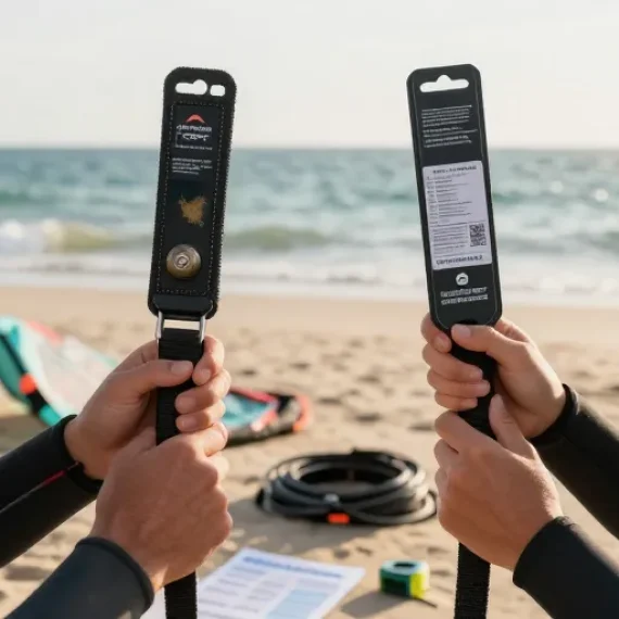 leash enrouleur kitesurf