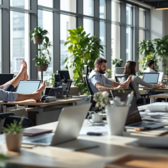 se muscler au bureau