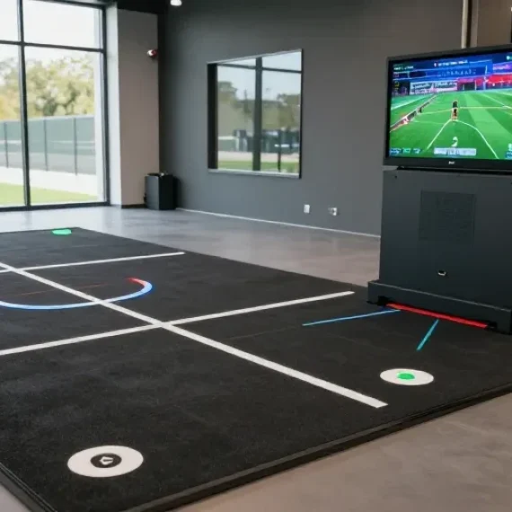 tapis entraînement foot connecté